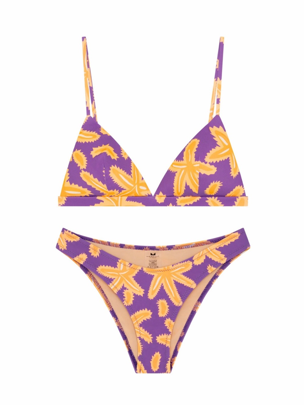 MAKHOUL Swimwear Triangle Bikini Set